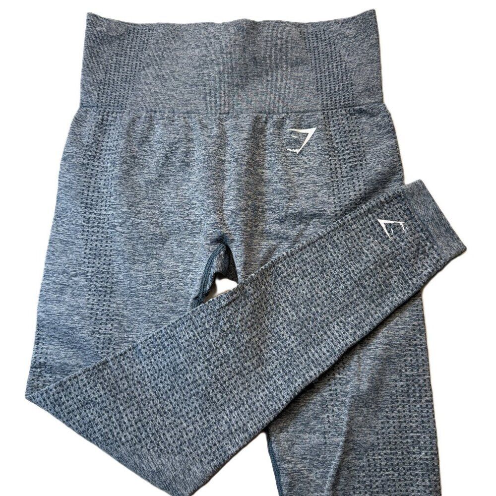Gymshark Gray Seamless High Waist Leggings Sculpt Fit Performance X-Small